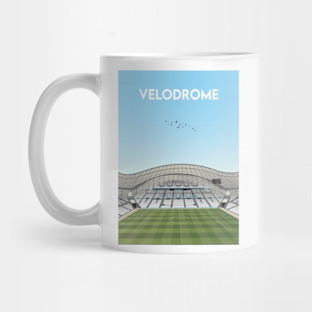 Stade Velodrome Illustration by TopFootballStadiums